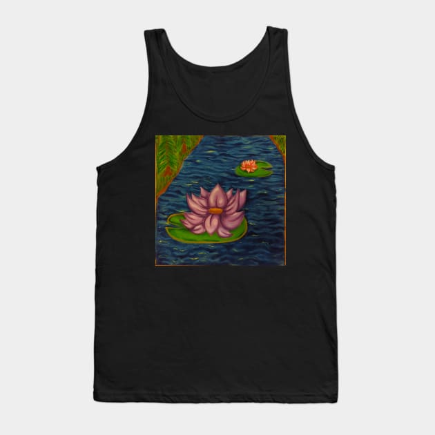 Water Lillies Tank Top by julesceleste